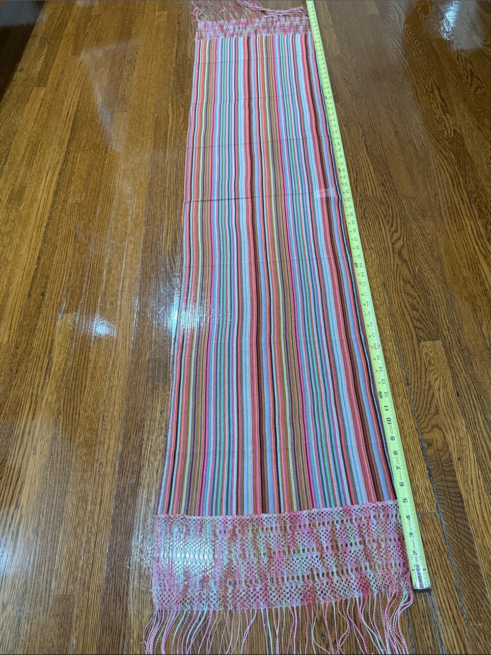 Vintage Missioni Striped Scarf - Pink Multicolor. Brand new. Never worn.
